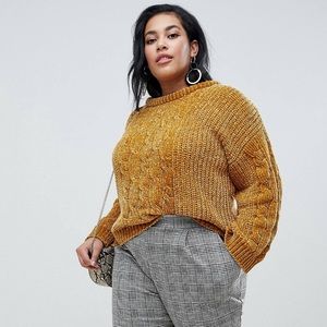 ASOS/brace soul chenille sweater